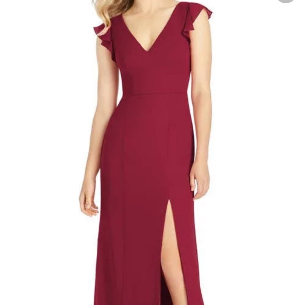 Bridesmaids Maroon gown